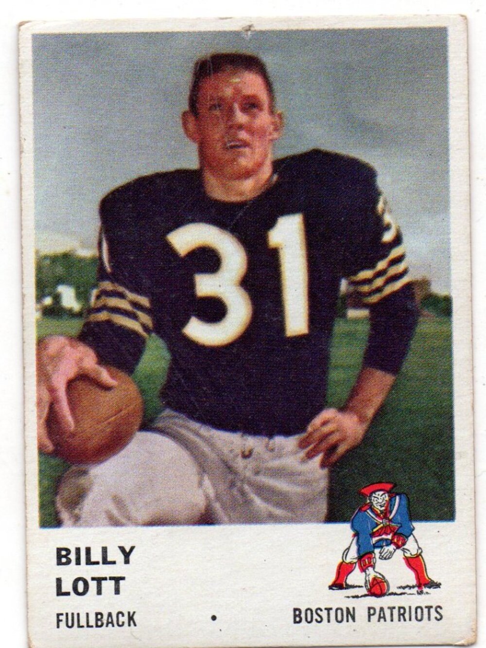 Vintage Football Card - Billy Lott